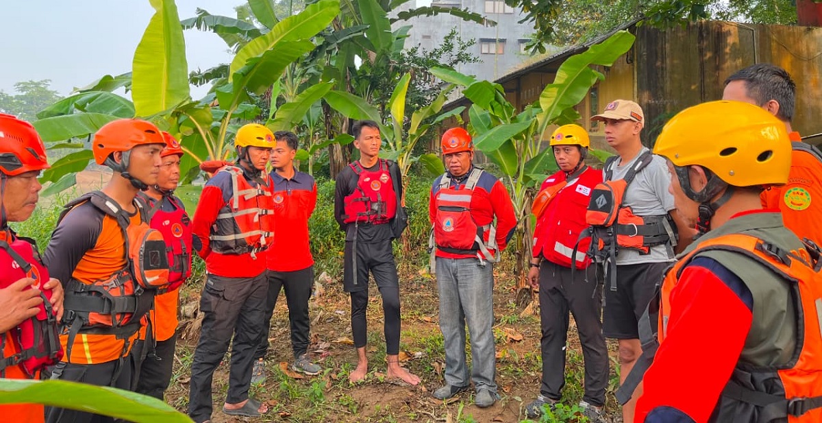 Korban Tenggelam di Sungai Ciujung Belum Ditemukan