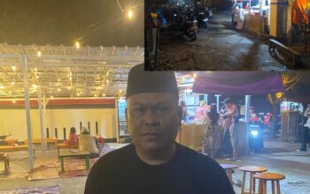 Lahan Eks Polsek Menes Jadi Warung Angkringan