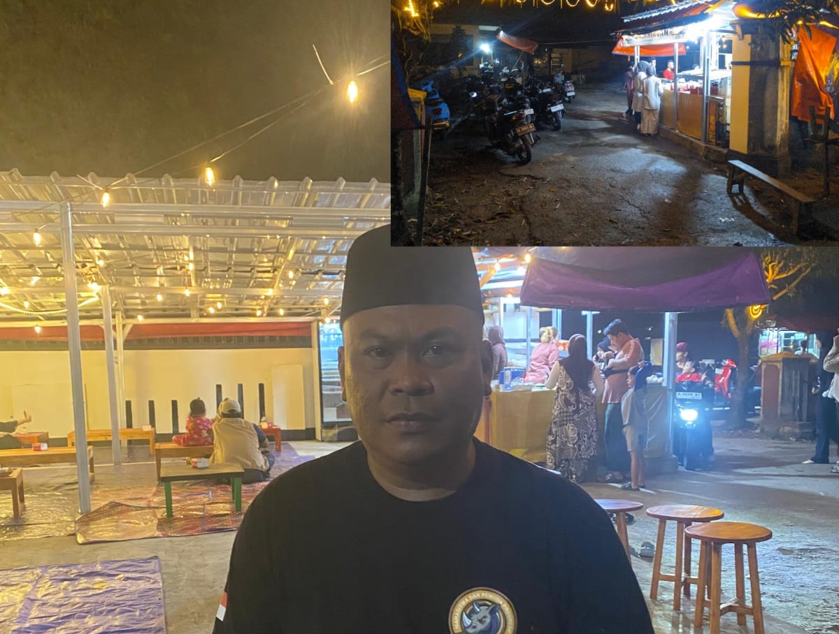 Lahan Eks Polsek Menes Jadi Warung Angkringan