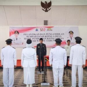 Lantik 8 Kades PAW, Bupati Lebak Tegaskan Pengelolaan Dana Desa Harus Transparan
