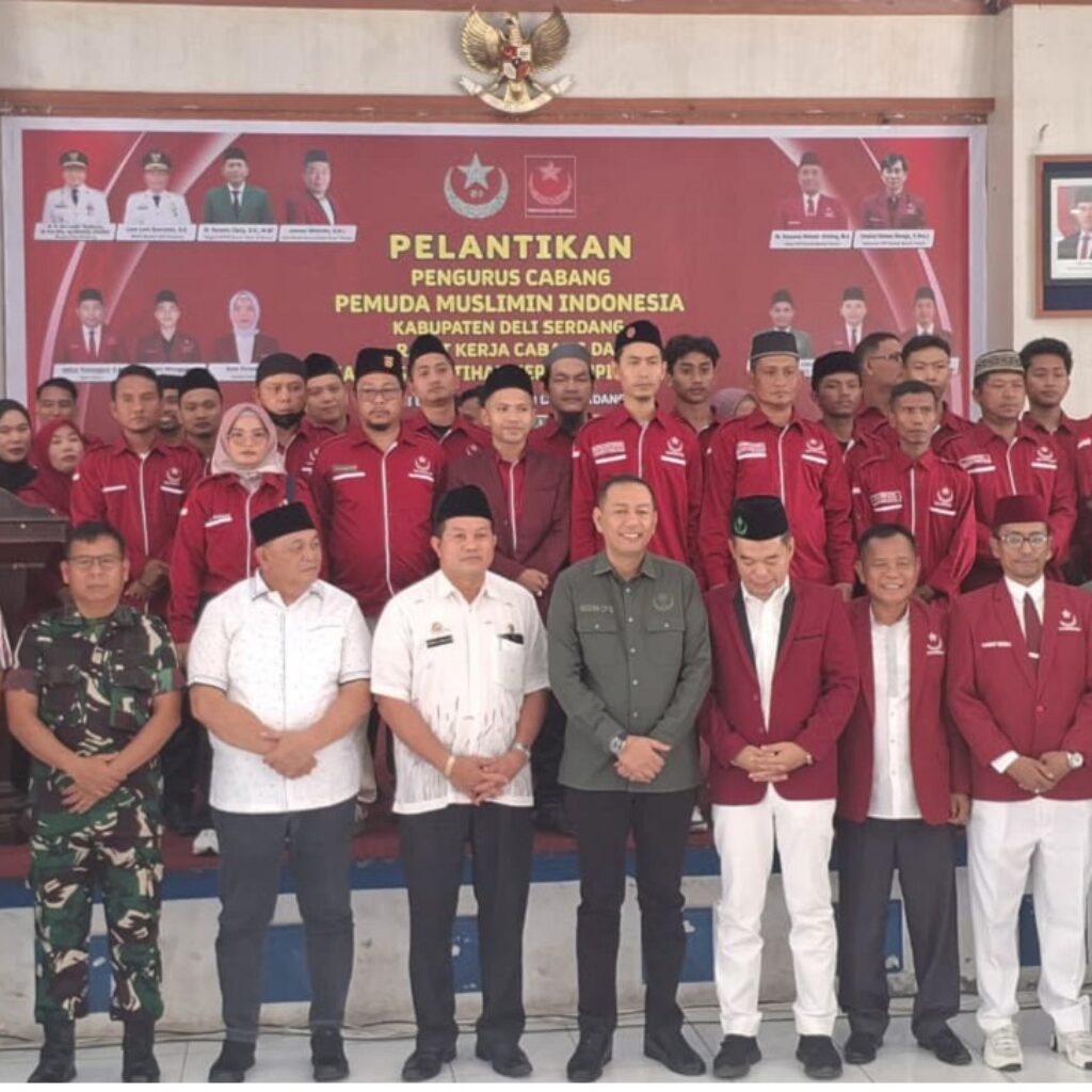 Pelantikan Pemuda Muslimin Indonesia Deli Serdang Dirangkai Sunat Massal dan Rakercab
