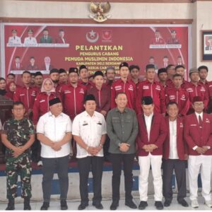 Pelantikan Pemuda Muslimin Indonesia Deli Serdang Dirangkai Sunat Massal dan Rakercab
