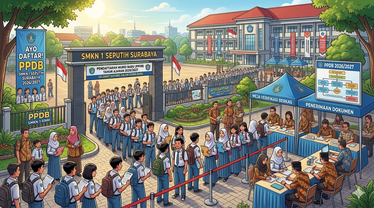 Peminat SMKN 1 Seputih Surabaya Tembus 800 Calon Siswa