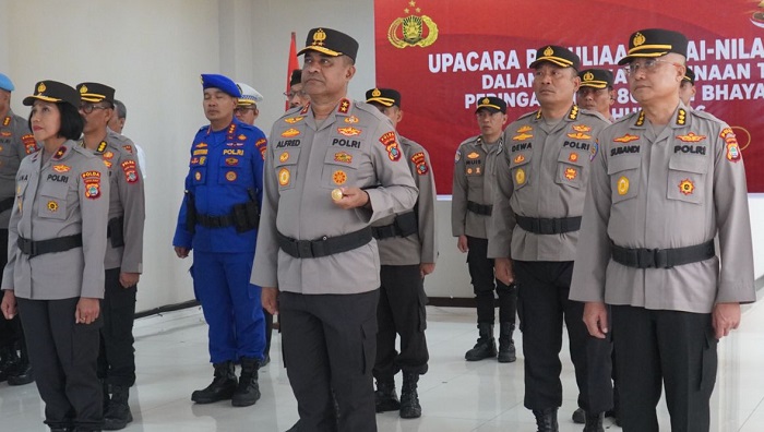Polda Papua Barat Gelar Upacara Pemuliaan Nilai-Nilai Tribrata Secara Daring