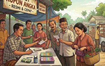 Praktik Perjudian Kupon Angka di Timika