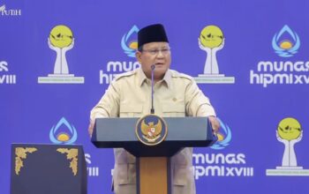 Presiden Prabowo Buka Munas HIPMI XVIII di Lampung