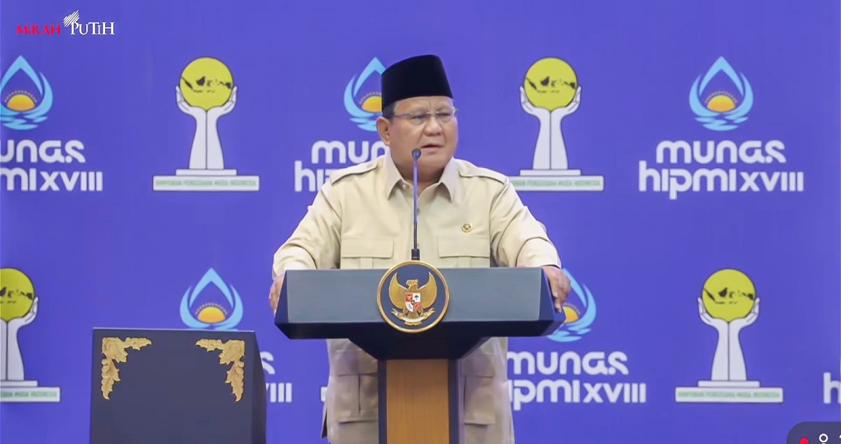 Presiden Prabowo Buka Munas HIPMI XVIII di Lampung
