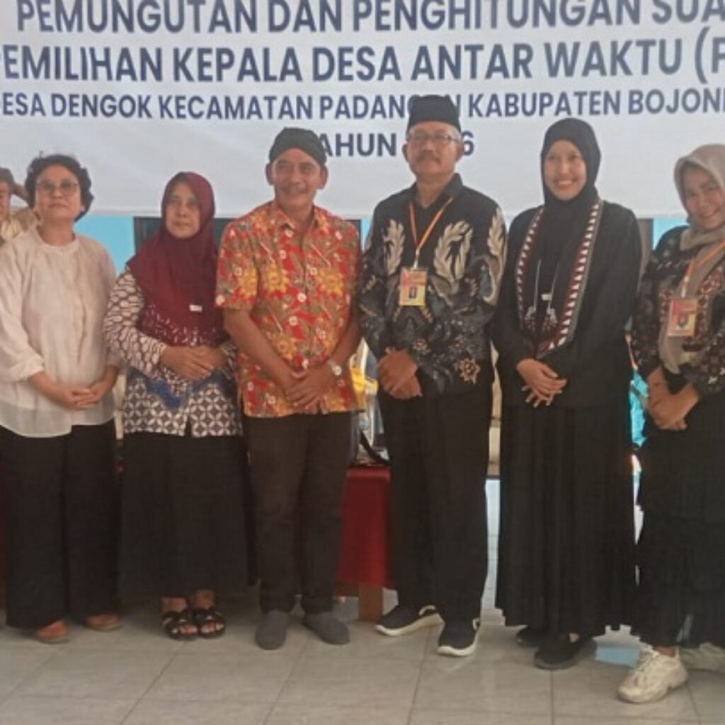 PAW Desa Dengok Bojonegoro Berlangsung Lancar, Purwadi Setiono Terpilih Jadi Kepala Desa