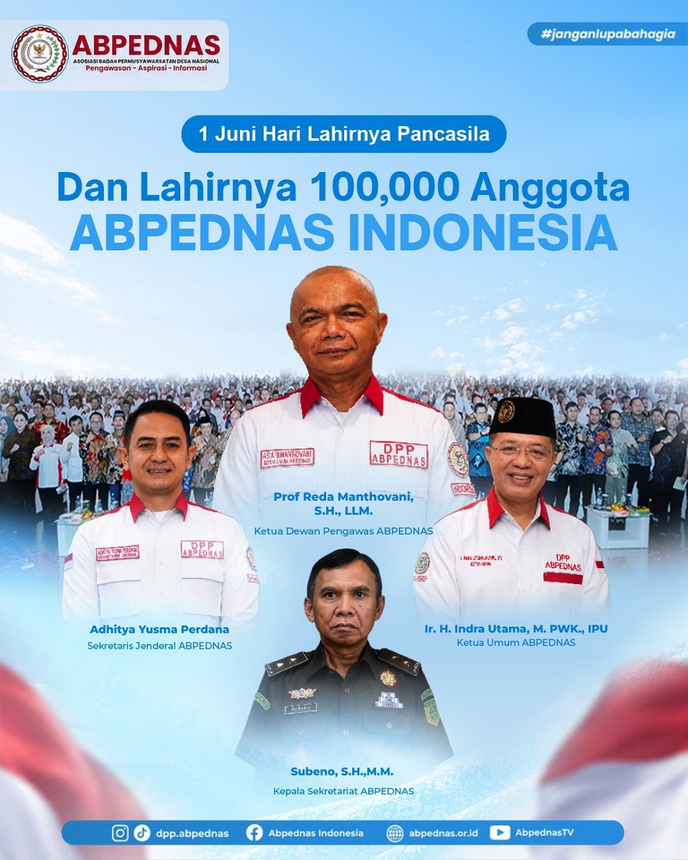 Raih 100 Ribu Anggota di Peringatan Hari Lahir Pancasila 2026