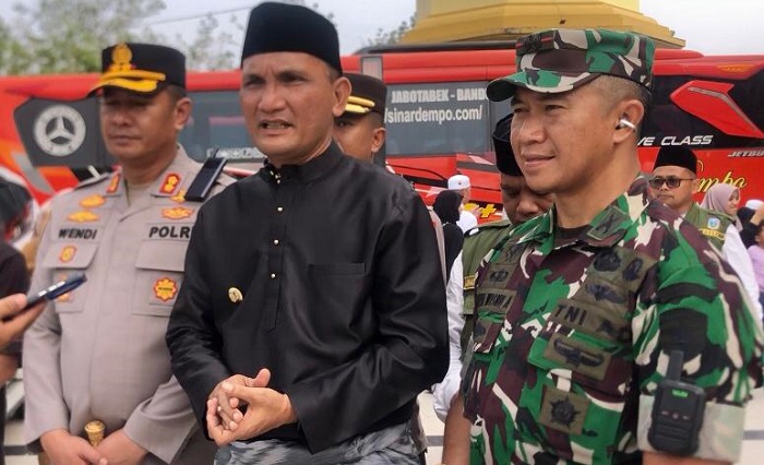 Sambut Jemaah Haji Haji Kloter BTH 24