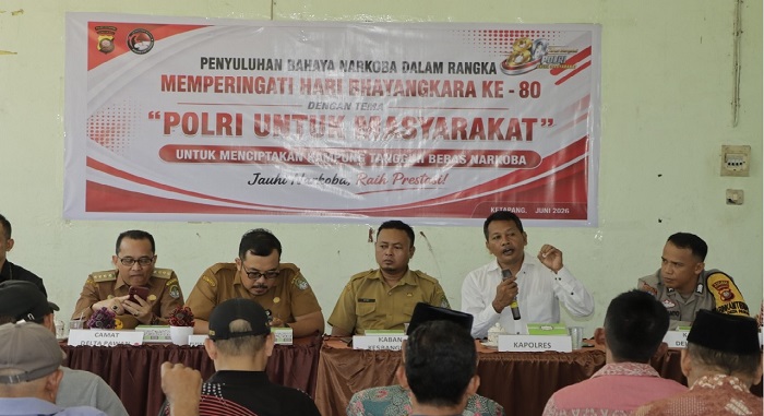 Satresnarkoba Polres Ketapang Edukasi Warga Lawan Peredaran Narkoba