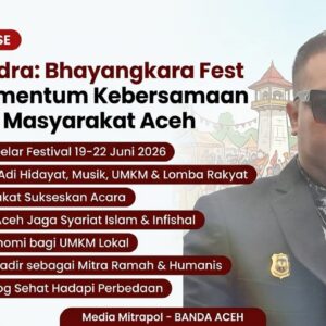 Teuku Indra Ajak Masyarakat Sukseskan Bhayangkara Fest 2026, Dinilai Jadi Ajang Silaturahmi Polri dan Warga Aceh