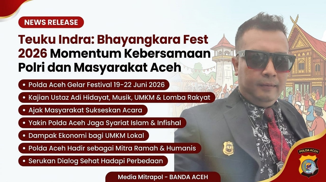 Teuku Indra Ajak Masyarakat Sukseskan Bhayangkara Fest 2026