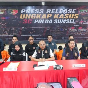 Ungkap 123 Kasus 3C di Mei 2026, Polda Sumsel Amankan 137 Tersangka dan 331 Barang Bukti