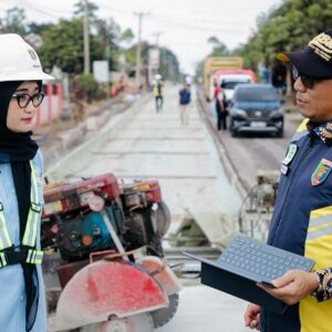 11 Tahun Rusak, Jalan Provinsi Wates–Metro di Lampung Tengah Akhirnya Dibangun, Wagub Jihan Target Rampung Akhir Agustus 2026
