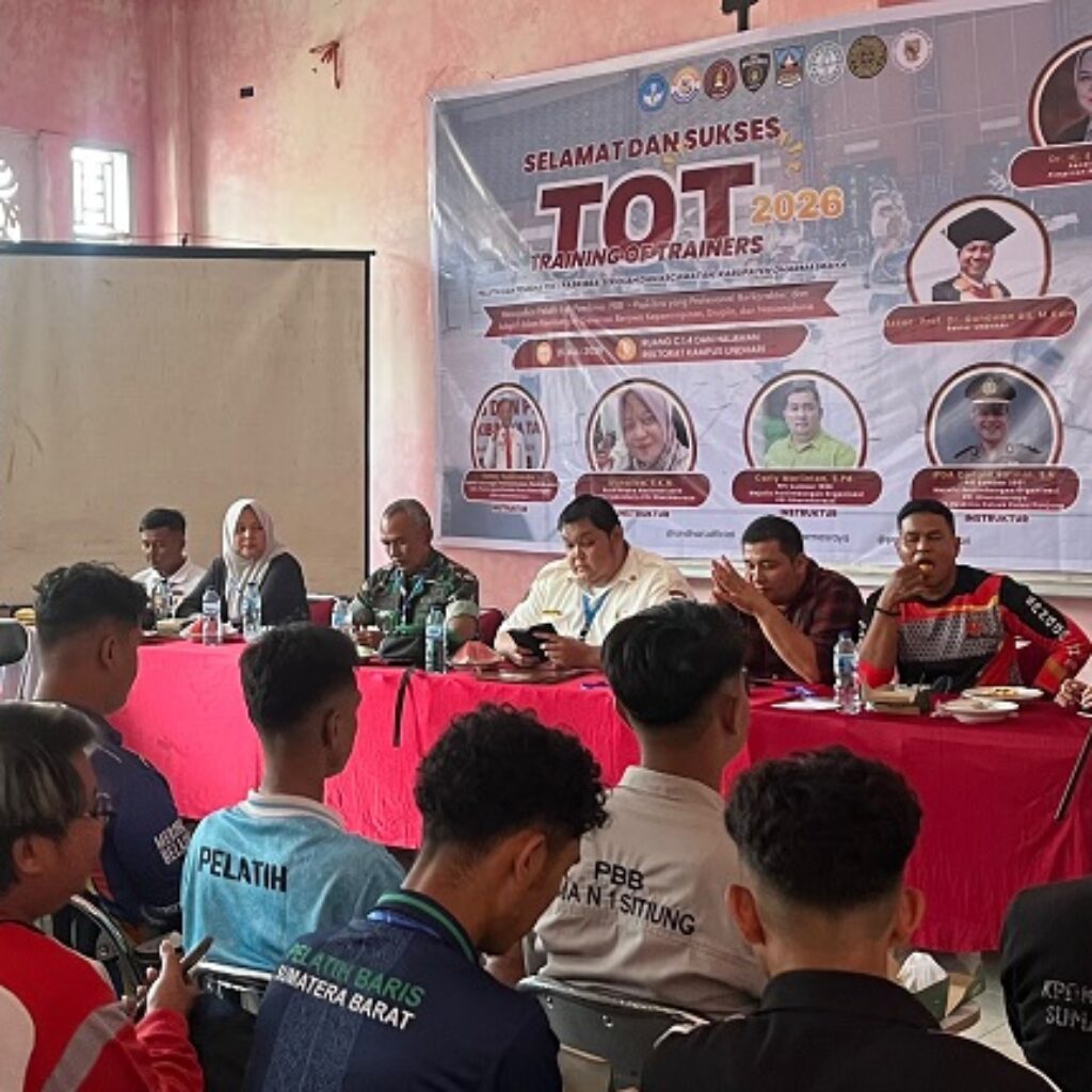 75 Pelatih PBB dan Paskibra Ikuti TOT 2026 di UNDHARI, Perkuat Karakter dan Nasionalisme Generasi Muda Dharmasraya