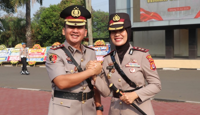 AKBP Arninsi Resmi Jabat Kapolres Lebak, AKBP Herfio Zaki Dipromosikan Jadi Wadir Reskrimsus Polda Banten