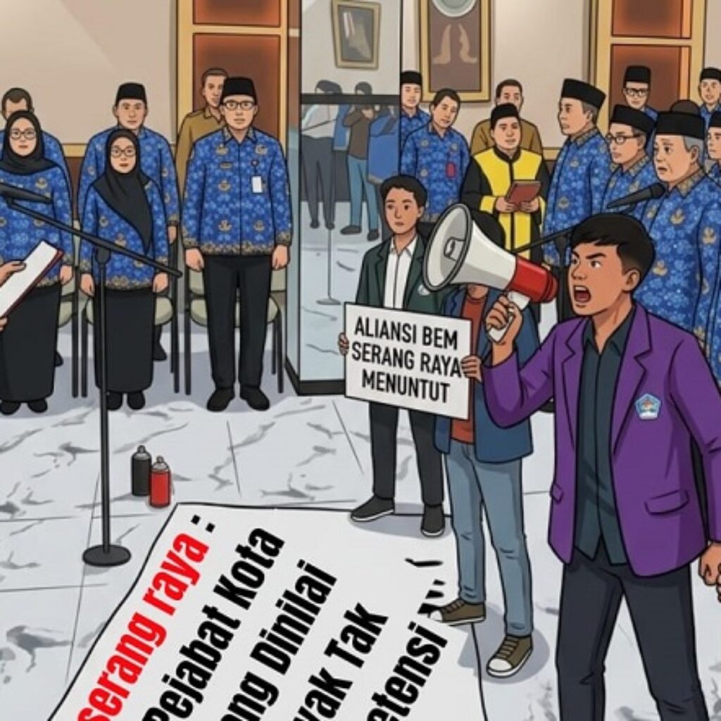 Aliansi BEM Serang Raya Soroti Mutasi Pejabat Pemkot Serang, Minta Penempatan Jabatan Berbasis Kompetensi