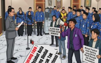 Aliansi BEM Serang Raya Soroti Mutasi Pejabat Pemkot Serang, Minta Penempatan Jabatan Berbasis Kompetensi