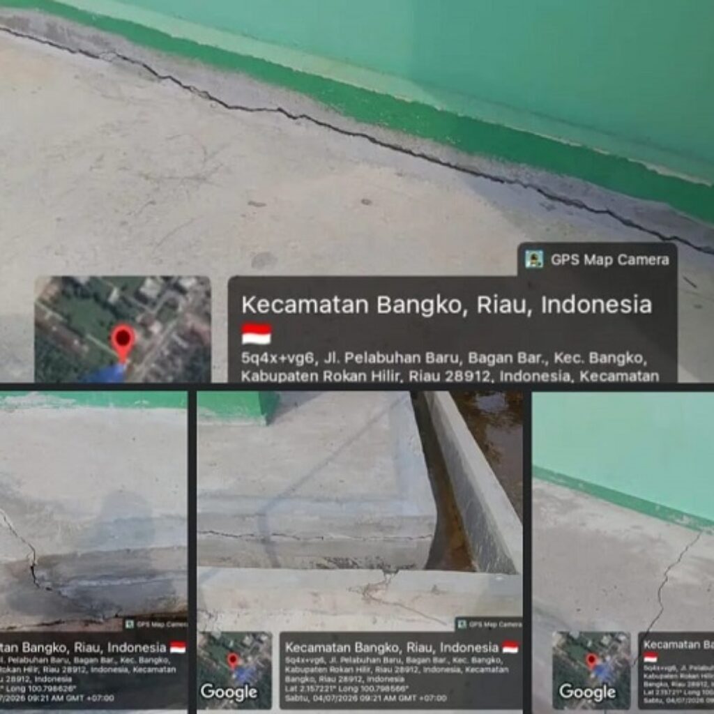 Bangunan MAN 1 Rokan Hilir Diduga Retak Meski Baru Dibangun, Publik Minta Audit Teknis