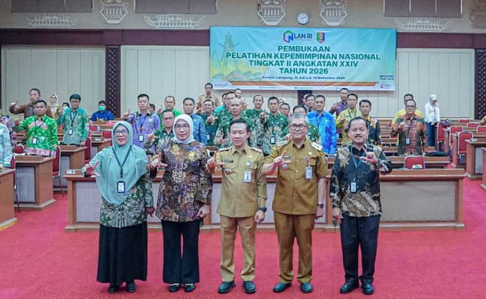 Buka PKN Tingkat II 2026, Pemprov Lampung Siapkan Pemimpin Birokrasi Adaptif Hadapi Tantangan Perubahan Iklim