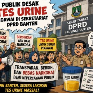 Desakan Tes Urine Massal di Sekretariat DPRD Banten Menguat, Publik Minta BNN dan Inspektorat Lakukan Pemeriksaan