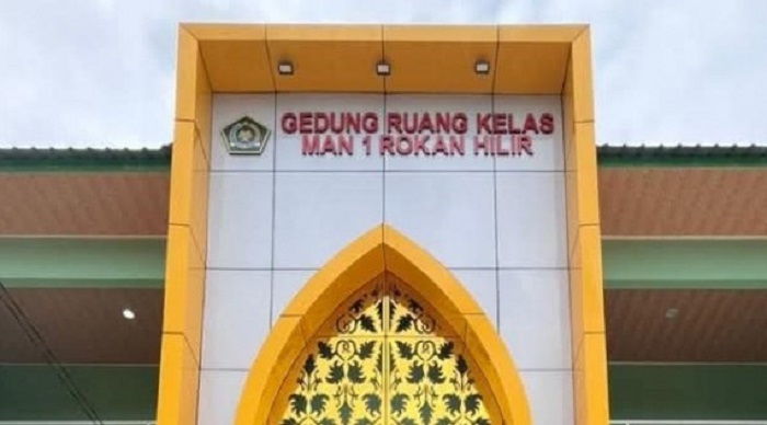 Dugaan Keretakan Gedung MAN 1 Rokan Hilir