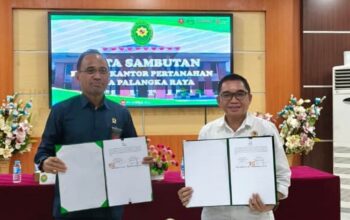 Kantah dan PN Palangka Raya Teken Kerja Sama
