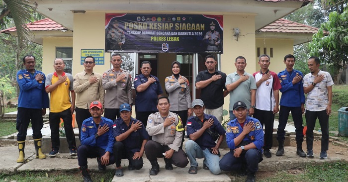Kapolres Lebak Tinjau Posko Siaga Karhutla 2026, Tekankan Kesiapsiagaan dan Pencegahan Kebakaran Hutan