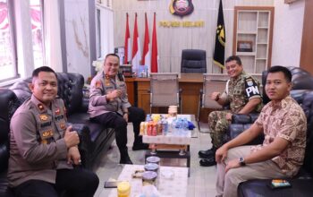 Kapolres Melawi Terima Kunjungan Dandenpom XII/1 Sintang, Tegaskan Komitmen Perkuat Sinergi TNI-Polri