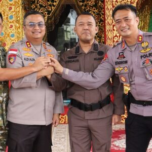 Kapolres Rokan Hilir Gandeng TNI dan Kejaksaan Perkuat Soliditas Penegakan Hukum