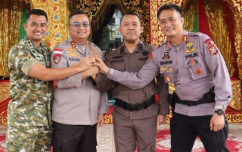 Kapolres Rokan Hilir Gandeng TNI dan Kejaksaan Perkuat Soliditas Penegakan Hukum
