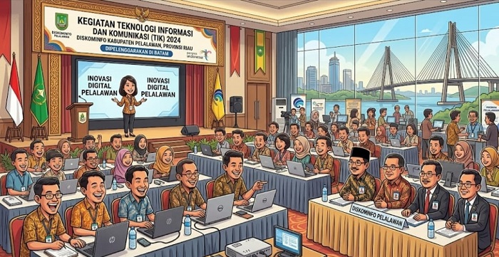 Kegiatan Diskominfo Pelalawan di Batam Disorot