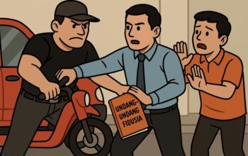 Kehadiran Oknum Aparat saat Penarikan Kendaraan