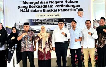 Komisi XIII DPR RI dan Kementerian Hukum Sosialisasikan Perlindungan HAM di UIN Sumut, Sugiat Santoso Soroti Bahaya Main Hakim Sendiri