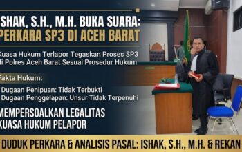 Kuasa Hukum Terlapor Nilai SP3 Polres Aceh Barat Sesuai Prosedur