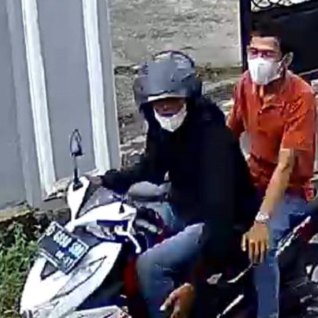 Motor Honda Beat Dicuri di Metro Lampung, Aksi Pelaku Terekam CCTV