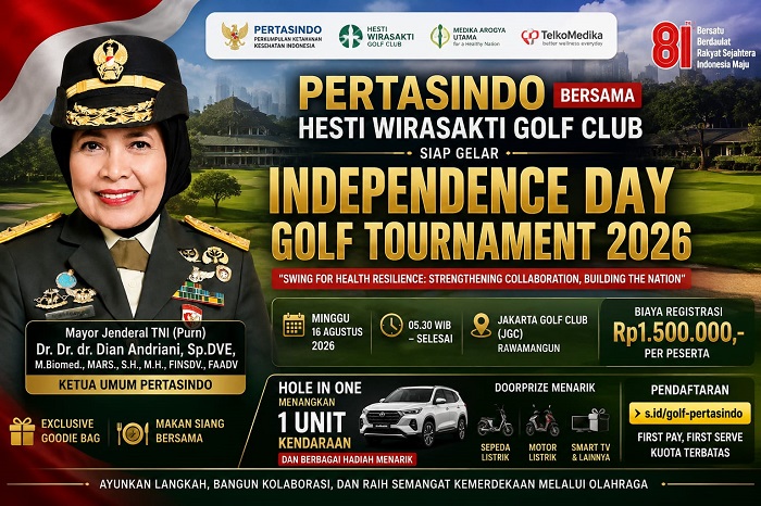 PERTASINDO Gelar Independence Day Golf Tournament 2026