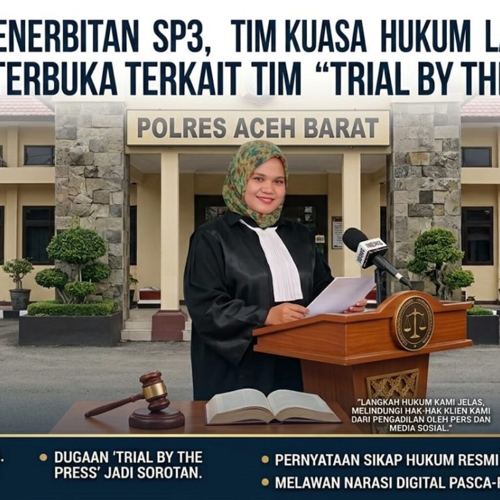 Pasca SP3 Kasus Aceh Barat Terbit, Tim Kuasa Hukum Muhammad Amin dkk Layangkan Somasi dan Ingatkan Potensi Pelanggaran UU ITE