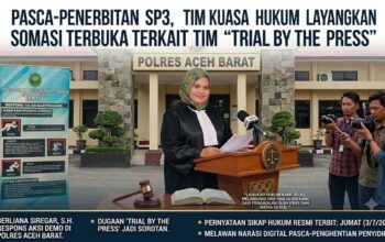 Pasca SP3 Kasus Aceh Barat Terbit