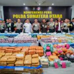 Polda Sumut Ungkap 3.865 Kasus Narkoba Semester I 2026, 4.628 Tersangka Ditangkap dan 5,3 Ton Barang Bukti Disita