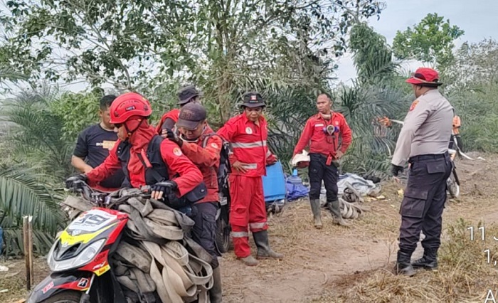 Polsek Matan Hilir Utara Perkuat Patroli Terpadu Cegah Karhutla