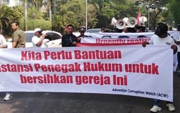 Sejumlah Pendeta dan Jemaat GMAHK Gelar Aksi di Tangerang, Desak Transparansi dan Penegakan Etika Organisasi