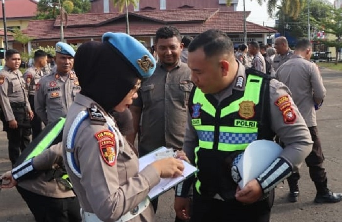 Sipropam Polres Ketapang Gelar Gaktibplin Rutin