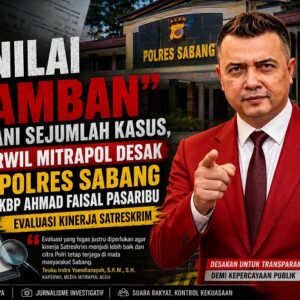 Soroti Penanganan Sejumlah Perkara, Kaperwil MITRAPOL Aceh Minta Kapolres Sabang Evaluasi Kinerja Satreskrim