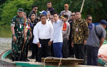 Wapres Gibran Tinjau Pembangunan Jembatan Way Bungur di Lampung Timur