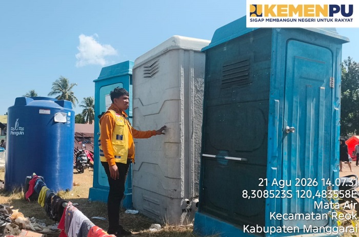 2.623 Pengungsi Gempa di Reok Dapat Tambahan Layanan Air Bersih dan Sanitasi