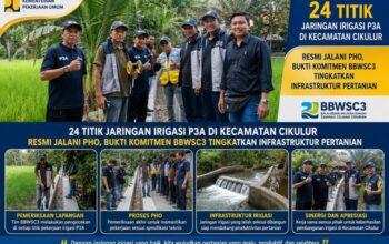 24 Jaringan Irigasi P3A di Cikulur Lebak Rampung dan Lolos PHO