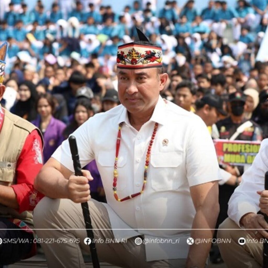 3.333 Peserta Deklarasi Perang Melawan Narkoba di Palangka Raya, Kalteng Targetkan Bersinar