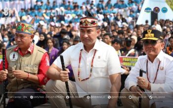 3.333 Peserta Deklarasi Perang Melawan Narkoba di Palangka Raya
